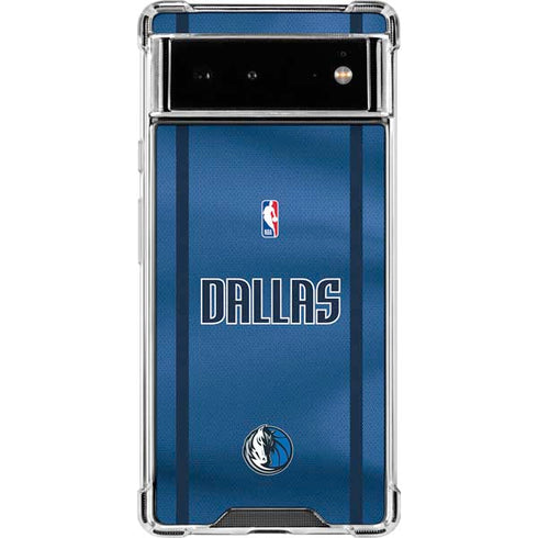 NBA Dallas Mavericks Jersey Google Pixel 6 Clear Case